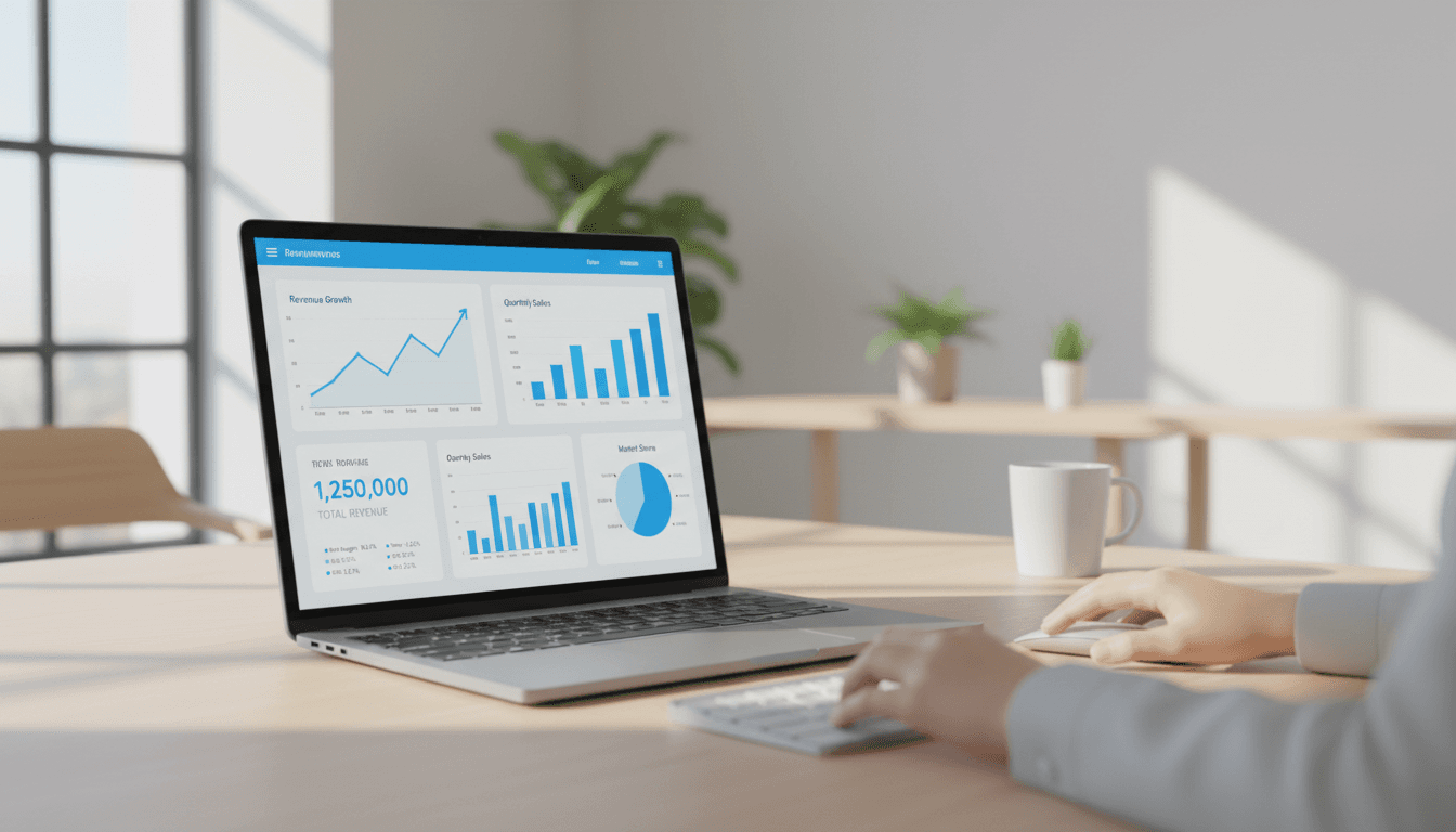 Données économiques en temps réel sur l'écran